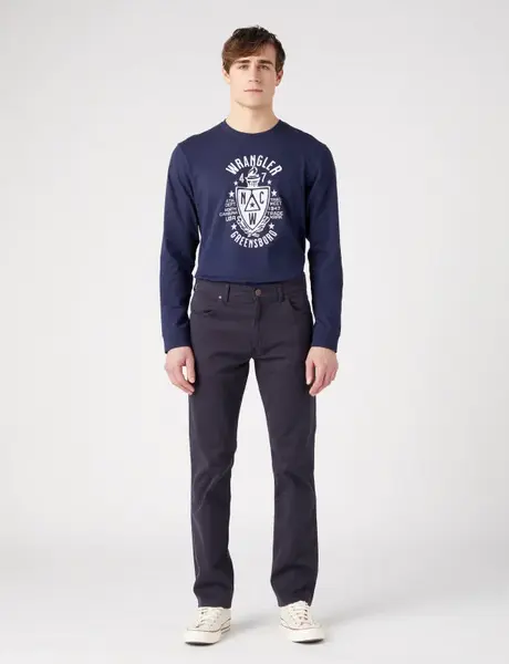 Pánské džíny WRANGLER GREENSBORO DARK NAVY 112341467 Velikost: 44/34