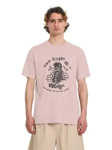 Volcom pánské tričko Punkat Pw Sst Bark Brown | Béžová | Velikost L | 100% bavlna