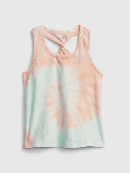 GAP Dětský top twist back tank - Holky