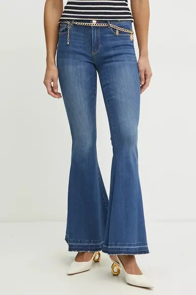 Džíny Fracomina BELLA dámské, medium waist, FR25SV8040D46002