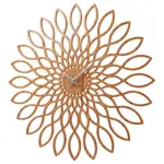 Karlsson NÁSTĚNNÉ HODINY hnědá 60/60/4 cm