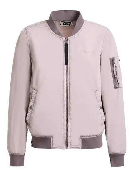 khujo Prechodná bunda 'Denz'  černicová / svetlofialová