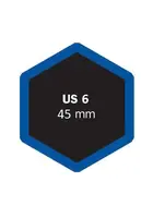 Univerzální opravná vložka US, šestihranná, různé velikosti - Ferdus Varianta: US 6 45 mm. 1 ks