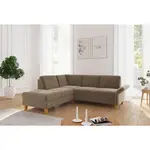 Sit & More ROHOVÁ SEDAČKA, textil, světle hnědá