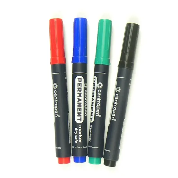 Permanentní marker široký – červený