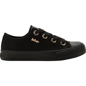Lee Cooper LC FLEX CANVAS Dámské tenisky, černá, velikost