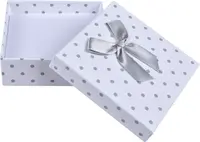 JK Box Puntíkatá krabička na soupravu šperků KK-5/A1