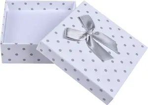 JK Box Puntíkatá krabička na soupravu šperků KK-5/A1