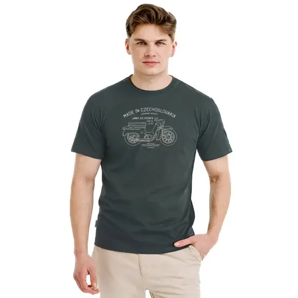 Bushman Pánske tričko Legend Jawa 20, petrolejové M
