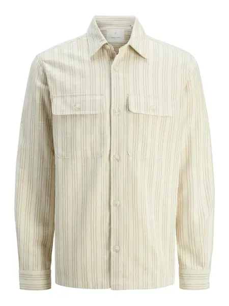 JACK & JONES Košeľa  béžová / krémová
