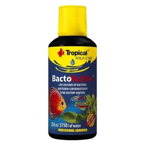 TROPICAL Bacto-Active/Bactinin 250ml na 3.750l živé kultúry baktérií do akvária