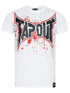 Tapout Tričko 'Splashing'  červená / čierna / biela