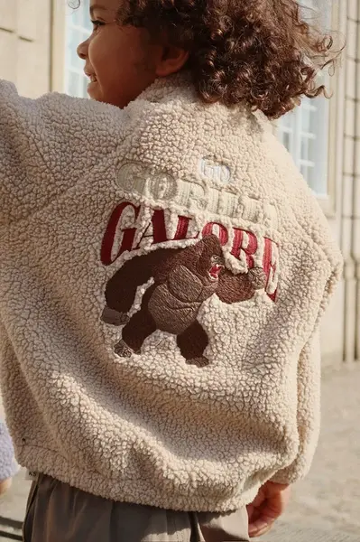 Bunda Konges Sløjd JAZZ TEDDY BOMBER JACKET GRS