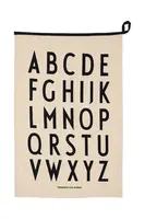 Bavlněná kuchyňská utěrka Design Letters Premium Classic béžová barva