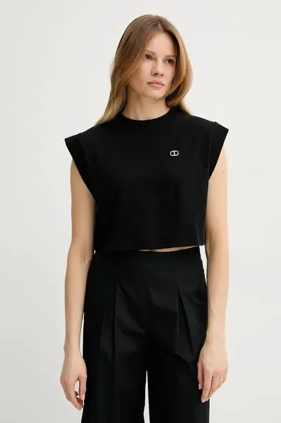 Bavlněné tričko Twinset