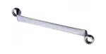Klíč očkový vyhnutý, tvrzený, 8x10 mm - JONNESWAY W230810 Velikost: 6x7 mm