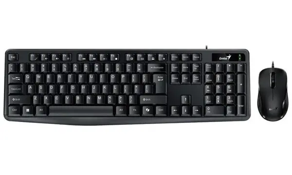 Genius KM-170 Set klávesnice a myši /Drátové/CZ+SK layout/Copilot/USB/ černá