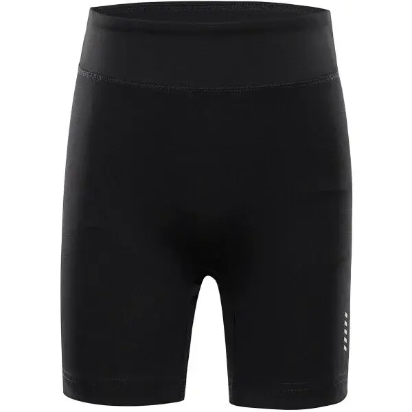 ALPINE PRO ELO Dětské elastické kraťasy, černá, velikost