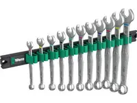 Wera 020233 Očkoploché klíče 8 ÷ 19 mm 6003 Joker 1 na magnetické liště, 9640 (Sada 11 díl