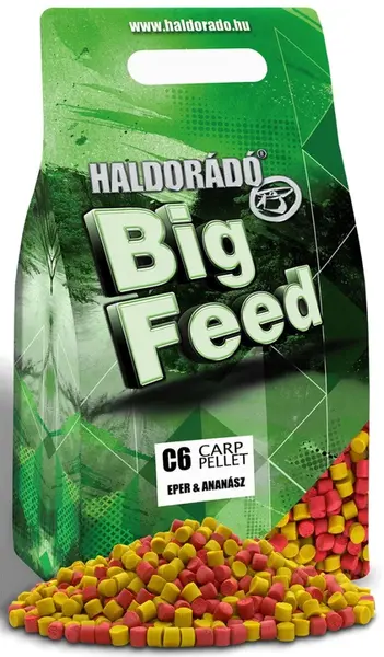 Haldorádó pelety big feed c6 pellet 2 kg 6 mm - jahoda ananas