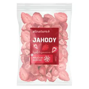 ALLNATURE Jahody sušené mrazom 100 g