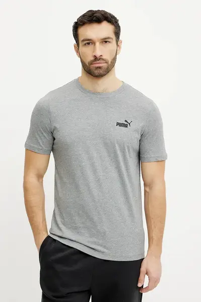 Puma Bavlněné tričko Puma Essential Logo