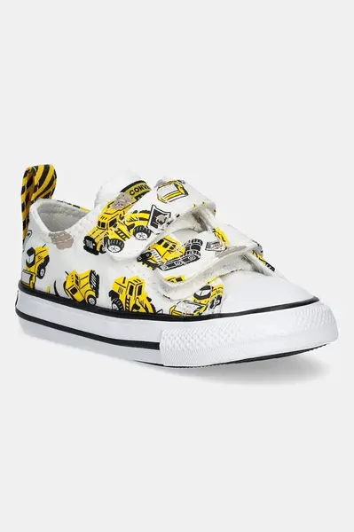 Dětské tenisky Converse Chuck Taylor All Star 2V bílá barva, A12610C