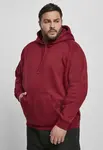 Prázdná Hoody vínová