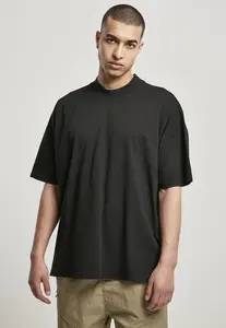 Oversized mock Neck Tee černé