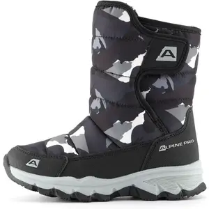 ALPINE PRO IREMO Dětské sněhule, černá, velikost