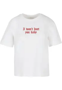 Dámské tričko I Won't Hurt You Baby - bílé
