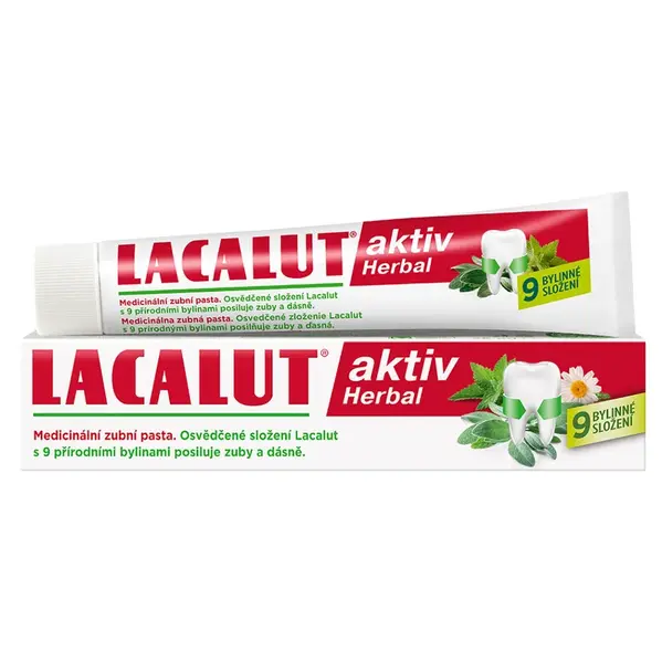 LACALUT Aktiv Zubní pasta Herbal 75 ml