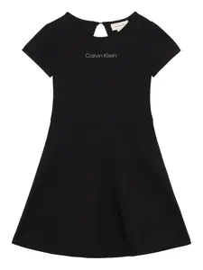 Calvin Klein Jeans Šaty  tmavošedá / čierna