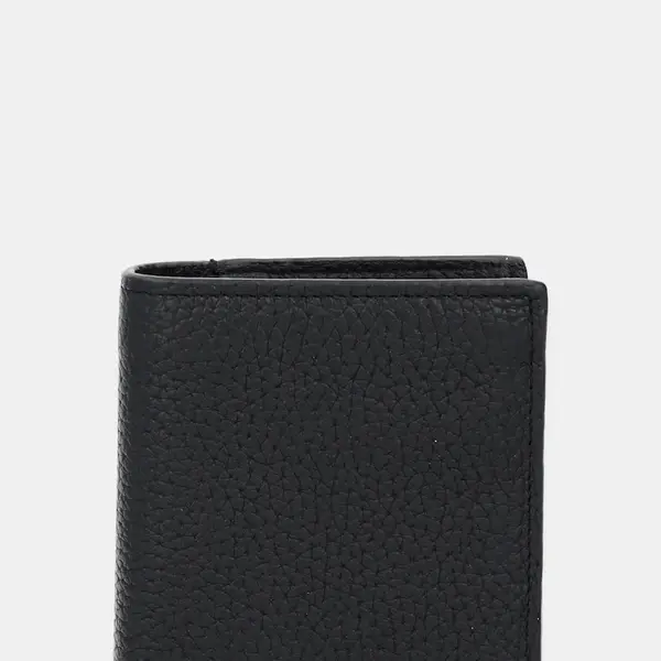 Kožená peněženka Calvin Klein pánská, černá barva, LV04D1027G