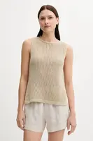 Top United Colors of Benetton dámský, béžová barva, 11365H007