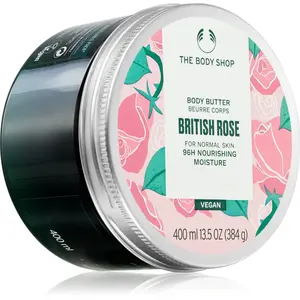 The Body Shop British Rose Body Butter tělové máslo s vyživujícím účinkem 400 ml