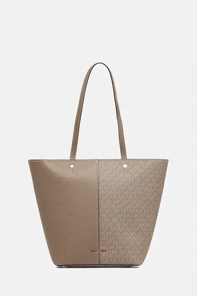 Kabelka MICHAEL Michael Kors FLORA béžová barva, 30T5GFFT3B