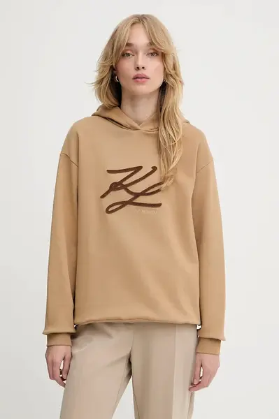 Mikina Karl Lagerfeld AUTOGRAPH HOODIE