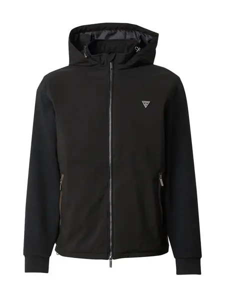 GUESS Prechodná bunda  čierna