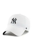 Kšiltovka 47 brand MLB New York Yankees bílá barva, hladká, B-BRRRC17BBU-WH