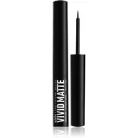 NYX Professional Makeup Vivid Matte tekuté oční linky s matným efektem odstín Black 2 ml