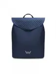Trendy dámský koženkový batůžek Joanna Diamond Blue, modrý