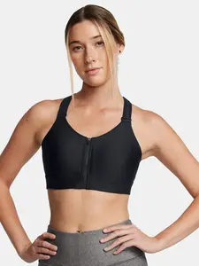 Dámská podprsenka Under Armour UA Infinity High Zip 2.0 Bra-BLK - Dámské