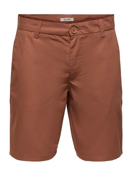 Only & Sons Chino nohavice 'ONSKAL'  hnedá