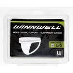 WINNWELL ORIGINAL YTH Hokejový suspenzor, bílá, velikost