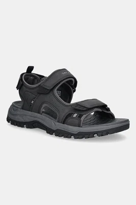 Sandály Skechers PREWITT pánské, černá barva, 205139