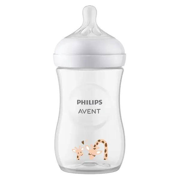 PHILIPS AVENT Fľaša Natural Response 260 ml, 1m+, žirafa