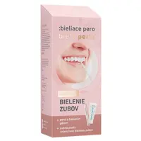 BIELA PERLA Domáce bielenie zubov bieliace pero 8 ml + zubná pasta 30 ml
