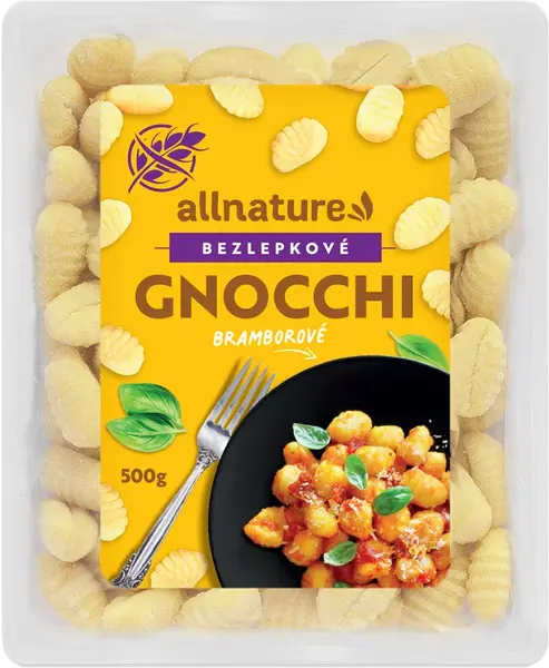 ALLNATURE Bezlepkové gnocchi 500 g