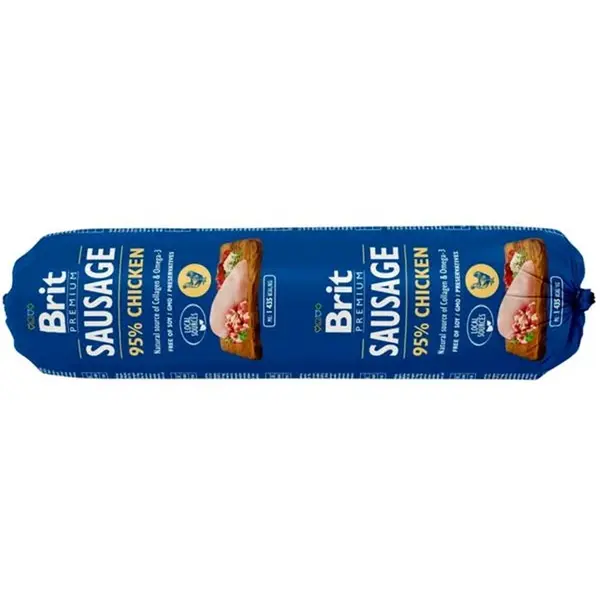 BRIT Premium Sausage Chicken saláma pre psov 800 g